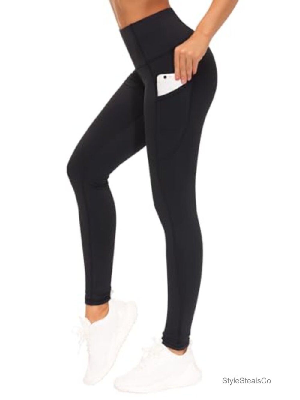 High Waist Yoga Pants Tummy Control Leggings with Pockets
